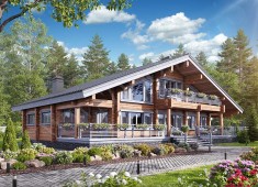 Дом из клееного бруса Хельсинки