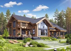 Дом из клееного бруса Игуменка