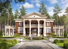 Дом из клееного бруса Усадьба Румянцево