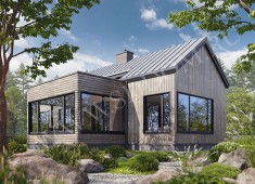 Дом из клееного бруса Осло