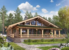 Дом из клееного бруса Австрия