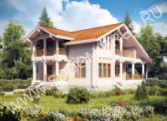 Дом из клееного бруса Царство дерева