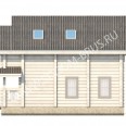 Дом из клееного бруса Загородная романтика - Вид 3