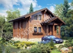 Дом из клееного бруса Лесная поляна 3