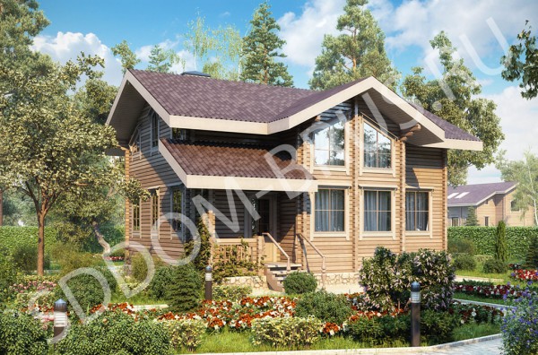 Дом из клееного бруса Тепло дерева