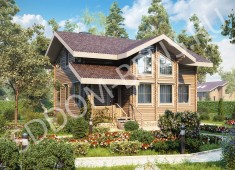 Дом из клееного бруса Тепло дерева