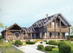 Дом из клееного бруса Русское подворье