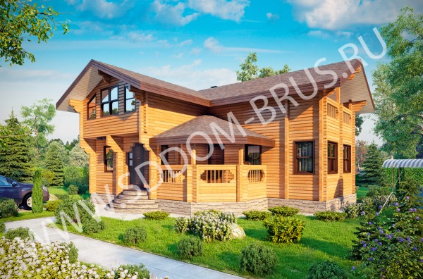 Дом из клееного бруса Фантазия