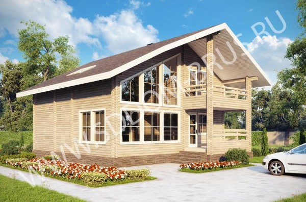 Дом из клееного бруса Радость быта