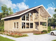 Дом из клееного бруса Радость быта