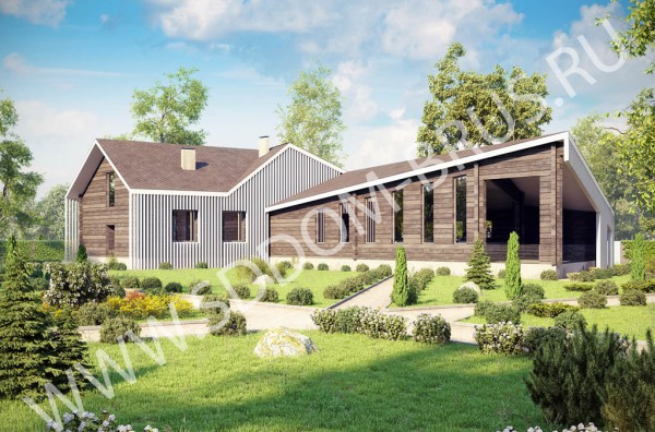 Ресторан из клееного бруса