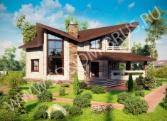 Дом из клееного бруса Парус