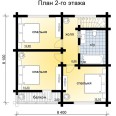 Дом из клееного бруса Безмятежность - Планировка 2 этаж