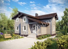 Дом из клееного бруса Уютный уголок