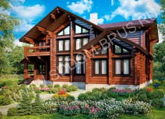 Дом из клееного бруса Д - 350