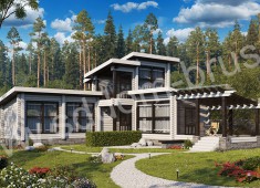 Баня 02 из клееного бруса