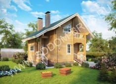 Дом из клееного бруса Лесная поляна