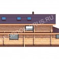 Дом из клееного бруса Д - 292 - Вид 4