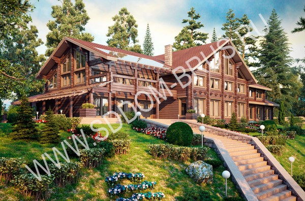 СПА из клееного бруса