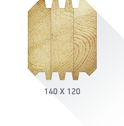клееный брус 140x120
