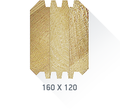 клееный брус 160x120